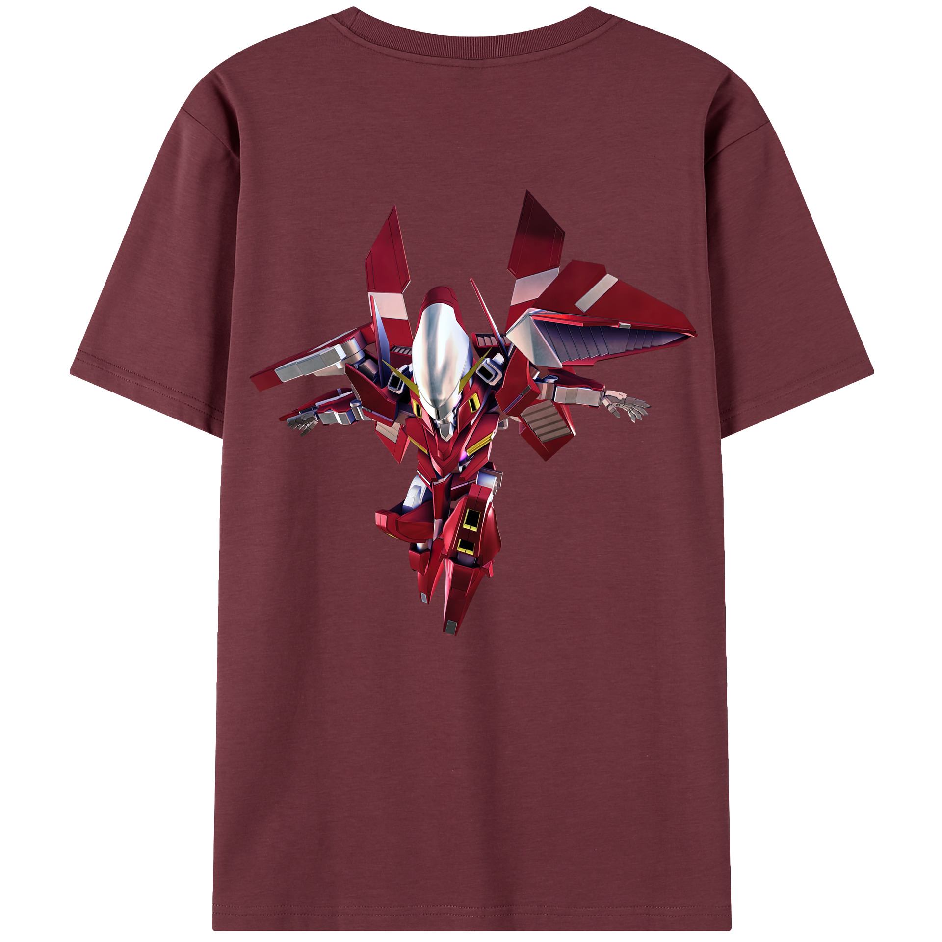 （画像用） 機動戦士ガンダム Mobile Suit Gundam 綿100％半袖Tシャツ（背面プリント）